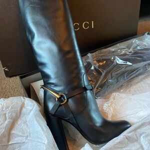 Gucci Nero Heeled Boots